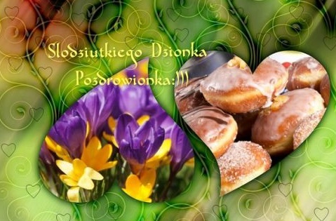 Pączki w sercu na tłusty czwartek